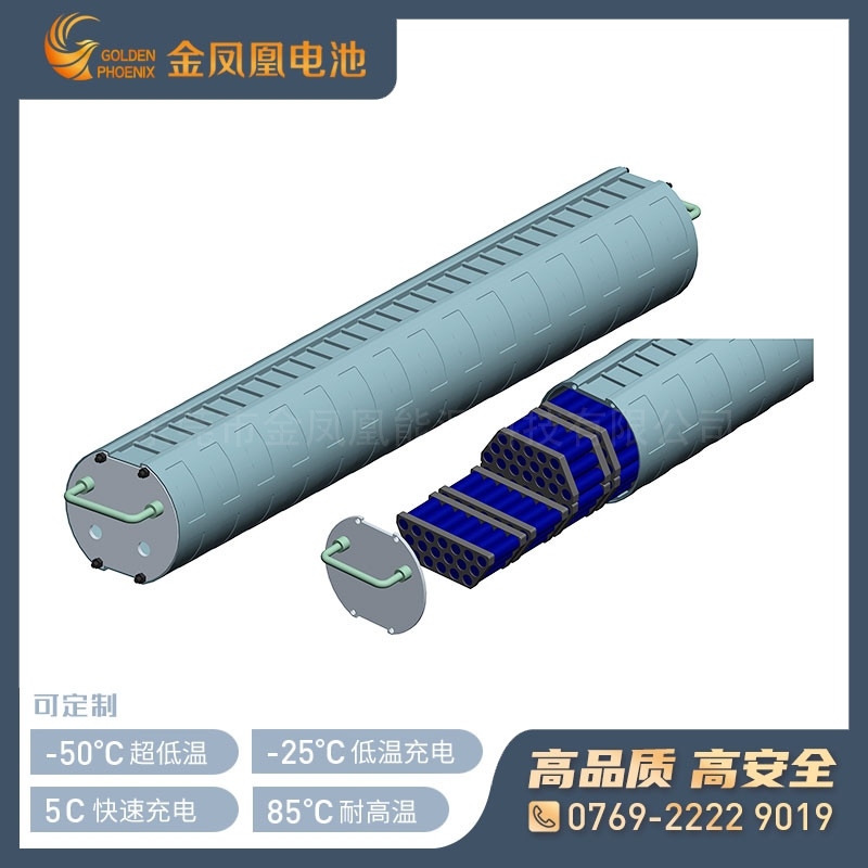 JFH-776-00（28.8V135Ah）三元材料锂电池碳纤维外壳