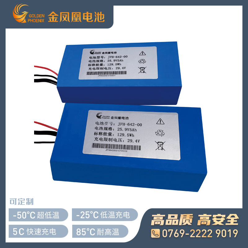 JFH-642-00（25.9V 5Ah）三元锂电池